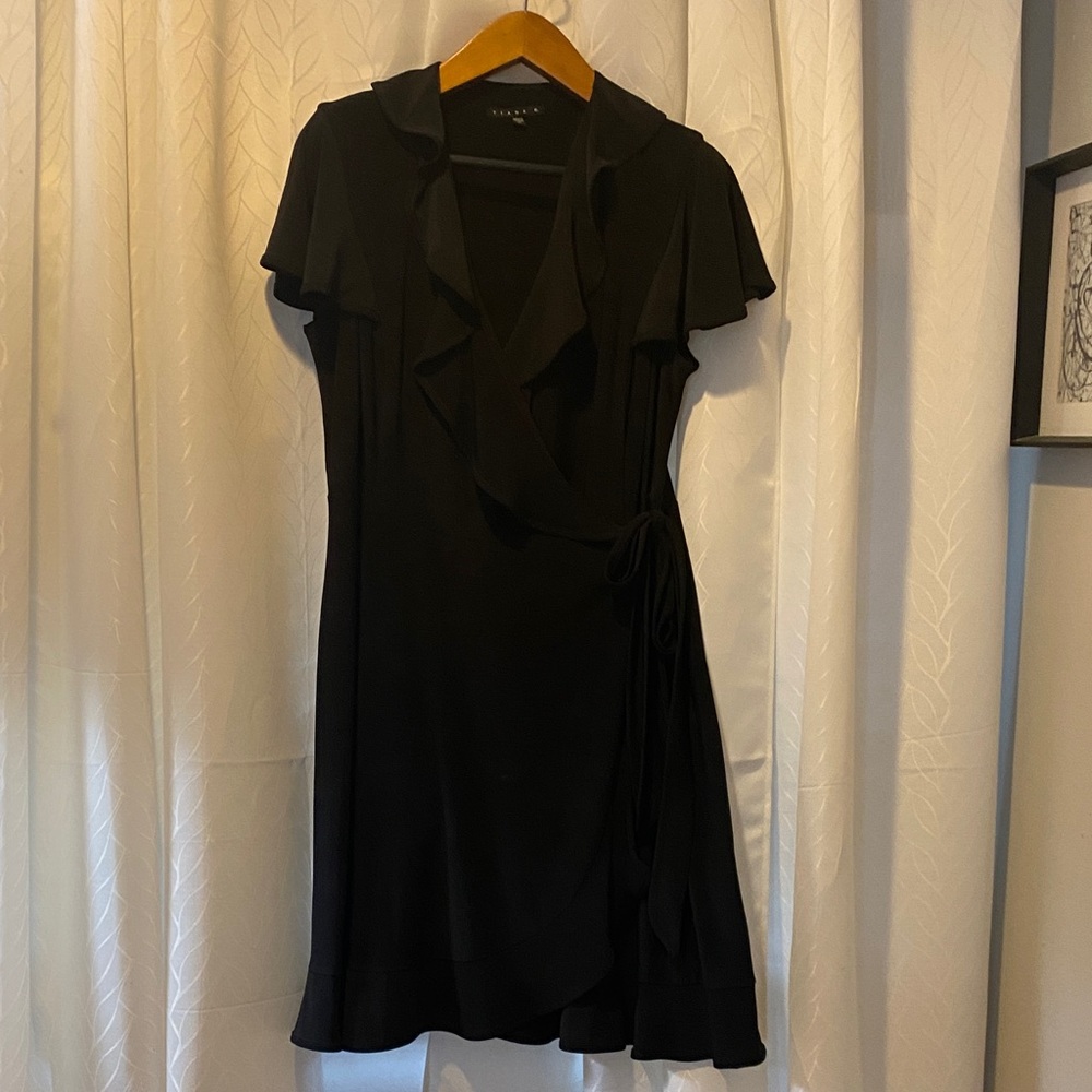 Tiana B. Black Ruffle Dress